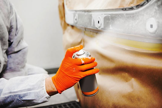 How to use Aerosol paint on a car