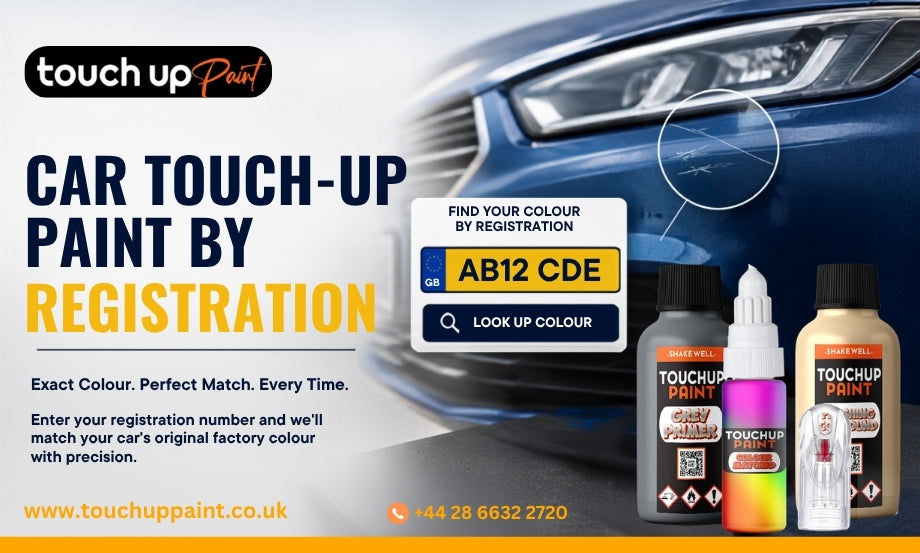Car Touch-Up Paint By Registration: The Complete UK Guide