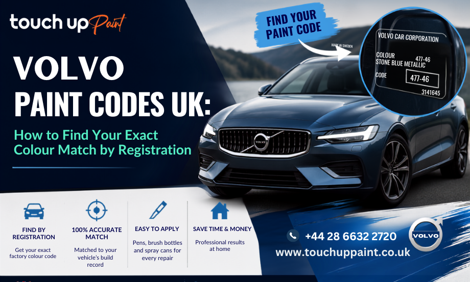 Volvo Paint Codes UK: How to Find Your Exact Colour Match by Registration