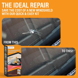 Xtremeauto Windscreen Repair Kit - 12PC Car Windscreen Repair Kit, Repair Cracked & Chipped Window Glass, Cracked Windshield Glass Repair Kit Car Glass...