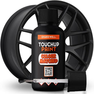 Wheel Touch Up Paint Alloy Wheel Scratch Repair Car Rim Paint Alloy Wheel Repair Kit - Easy To Use Simple Application 'All In One' Bottle With Brush