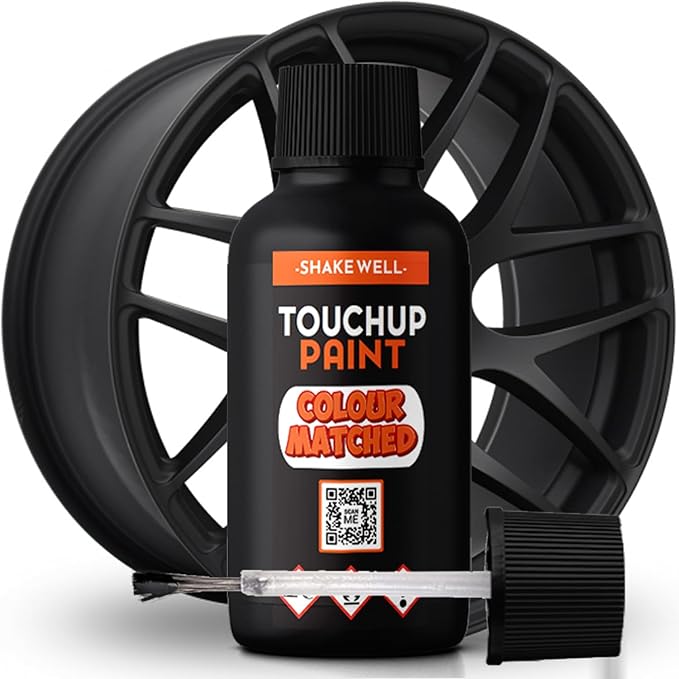 Wheel Touch Up Paint Alloy Wheel Scratch Repair Car Rim Paint Alloy Wheel Repair Kit - Easy To Use Simple Application 'All In One' Bottle With Brush
