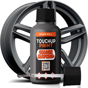 Wheel Touch Up Paint Alloy Wheel Scratch Repair Car Rim Paint Alloy Wheel Repair Kit - Easy To Use Simple Application 'All In One' Bottle With Brush