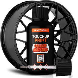 Wheel Touch Up Paint Alloy Wheel Scratch Repair Car Rim Paint Alloy Wheel Repair Kit - Easy To Use Simple Application 'All In One' Bottle With Brush