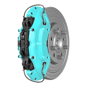 Brembo M-Sport Aqua Blue Gloss Brake Caliper Paint – High Temp, Heat-Resistant, Brush or Spray Application, for Cars & Motorcycles