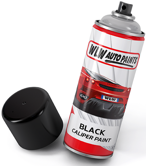 Jet Black Brake Caliper Spray Paint, High Temperature Brake Caliper Spray Paint (400ml Can)