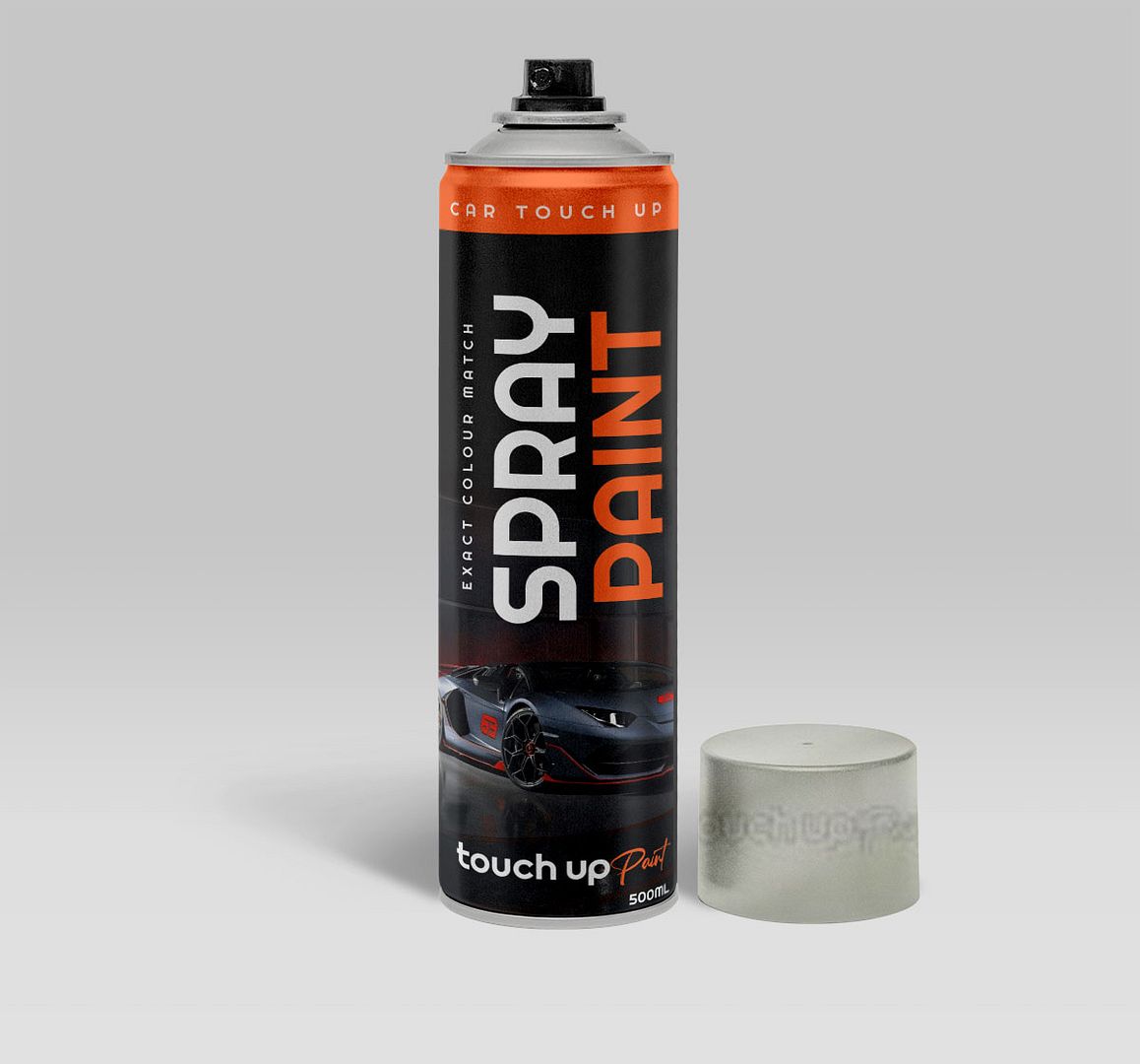 Mitsubishi Colt Innsbruck White 2000 Car Aerosol Paint 2E, AC10983, W83