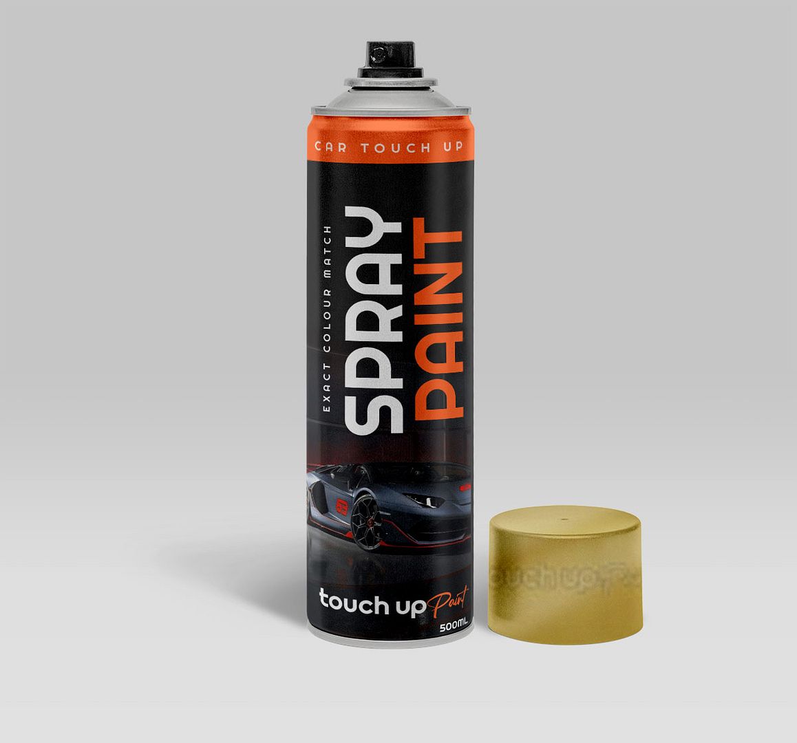 Nissan All Models Light Yellow 2000 Car Aerosol Paint EH2