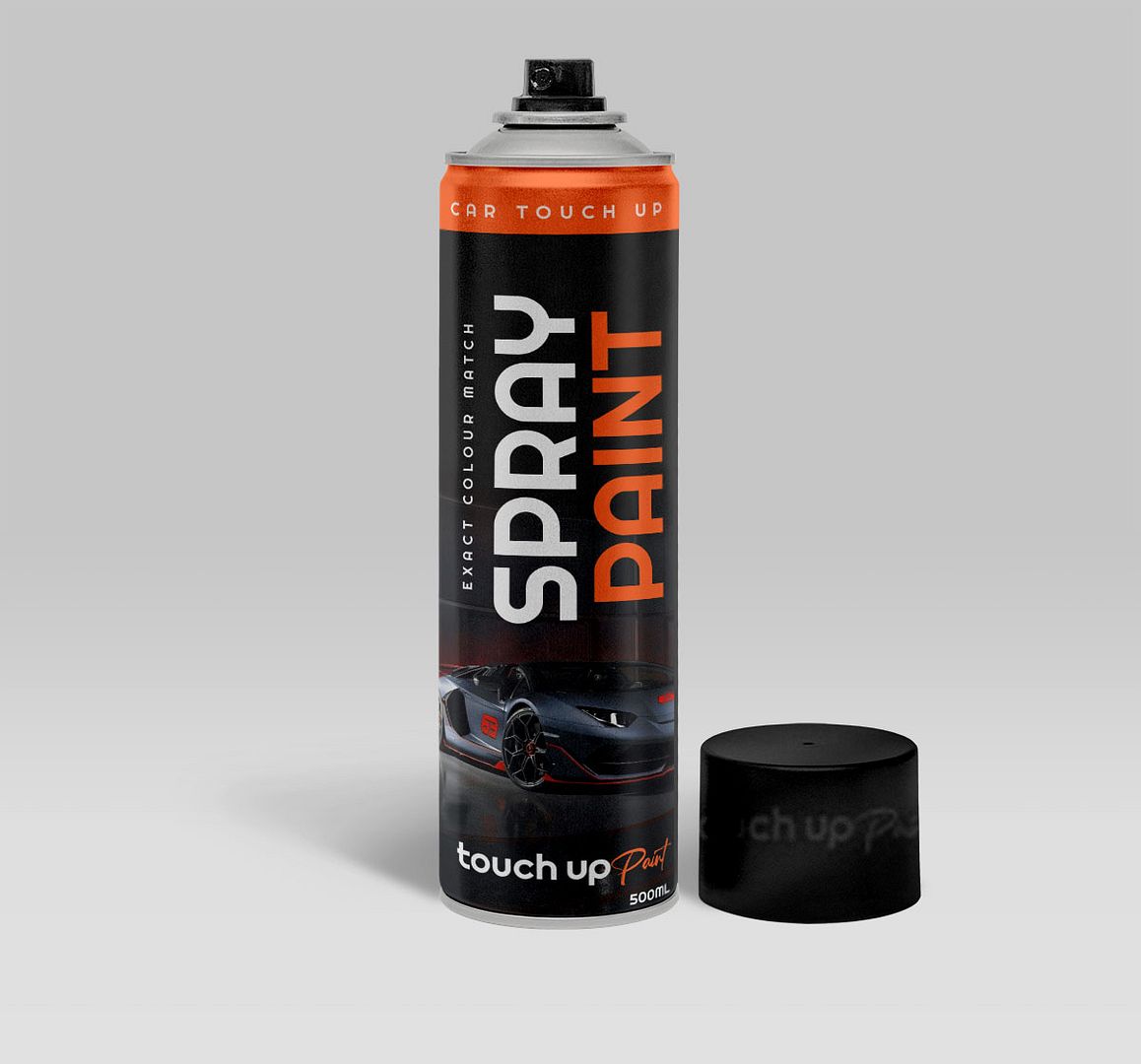 Mercedes-Benz All Models Schwarz 1996 Car Aerosol Paint 040, 9040
