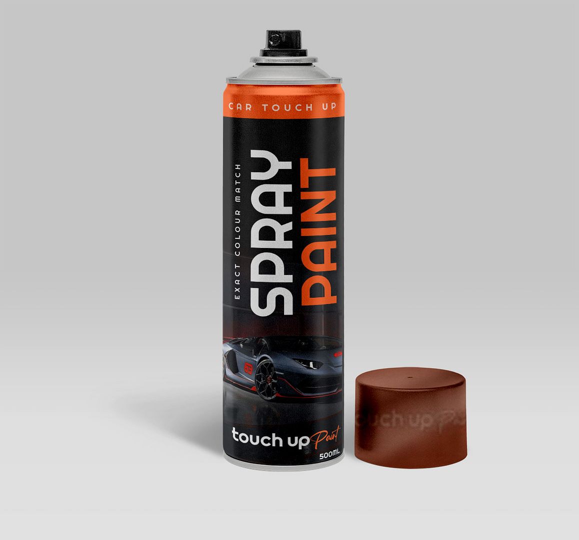 Volvo S40 Orange Flame Metallic 2010 Car Aerosol Paint 701