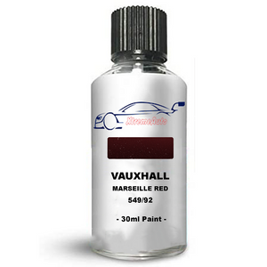 Vauxhall Zafira MARSEILLE RED 549/92 | High-Quality and Easy to Use